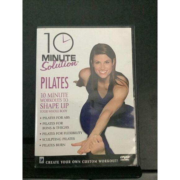 10 Minute Solution Pilates 10 Minute Workouts to Shape Up Your Whole Body DVD - Picture 1 of 2